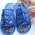 Dép khóa nổi bật Mùa xuân và mùa thu Trang chủ Cặp đôi Dép Craft Tang Triều Damask Dép Dép cưới cổ điển
