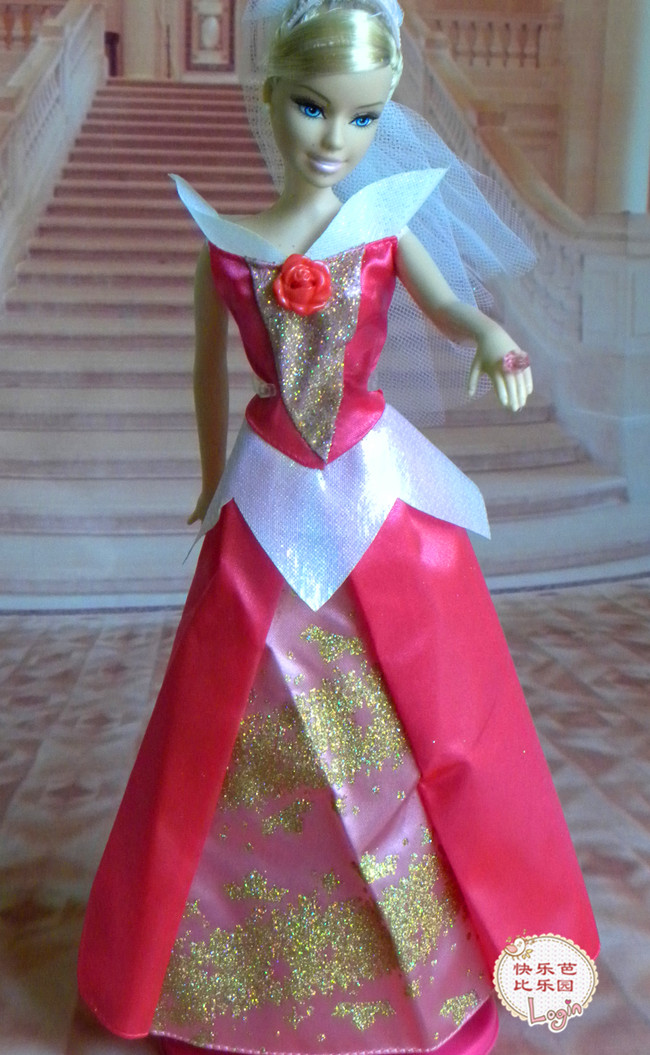 30 centimeter height doll Of Clothing   Princess Dress   full dress   Genuine 6 points bjd    Jenny Wearable